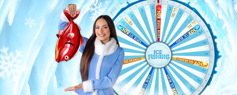 Ice fishing gambling, ice fishing game